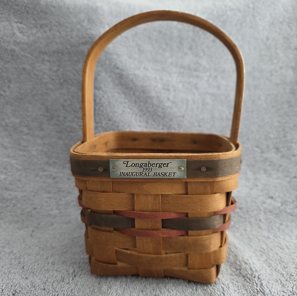 Vintage Longaberger 1993 Inaugural Basket